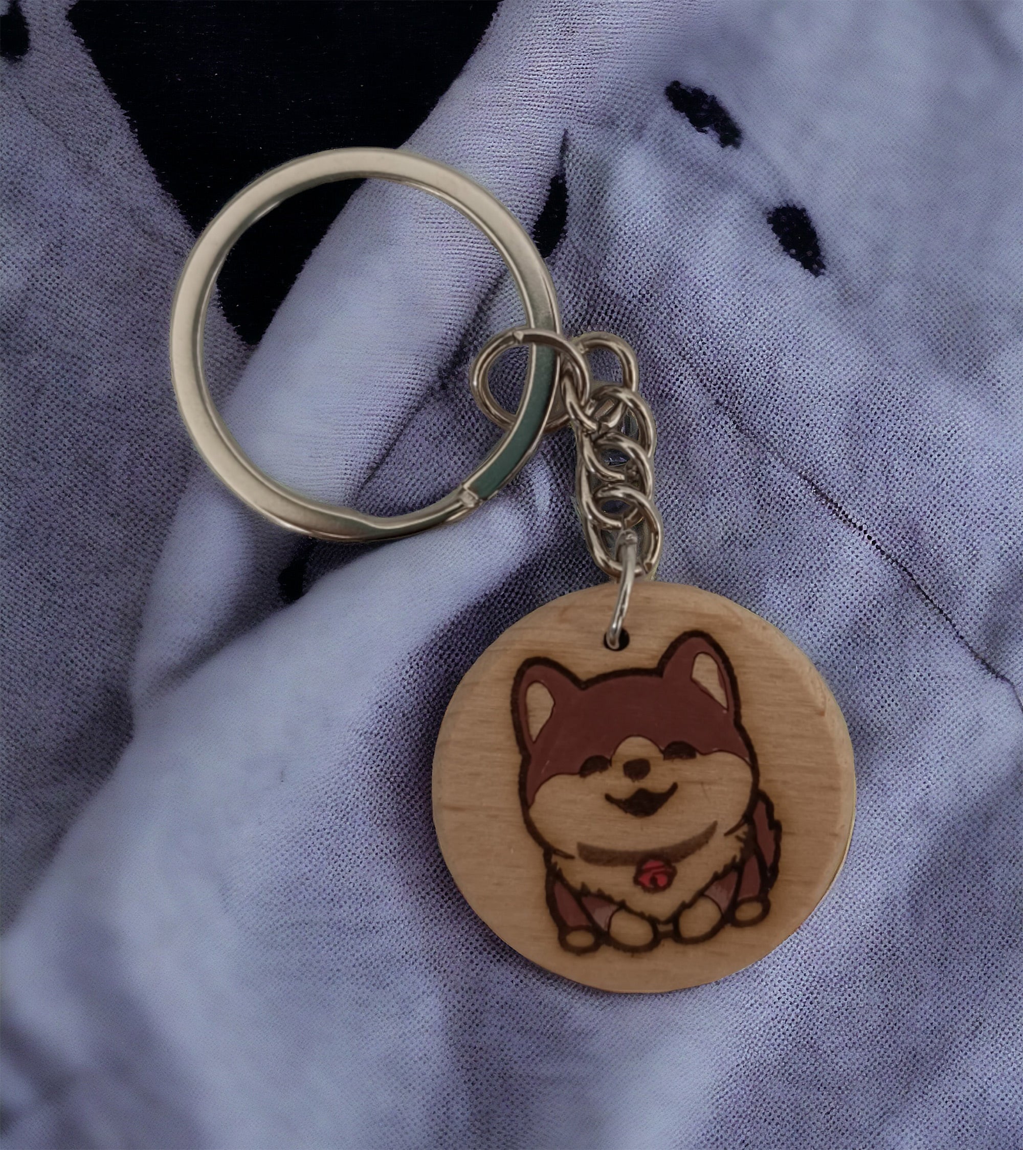Porte-clés japonais Shiba Inu