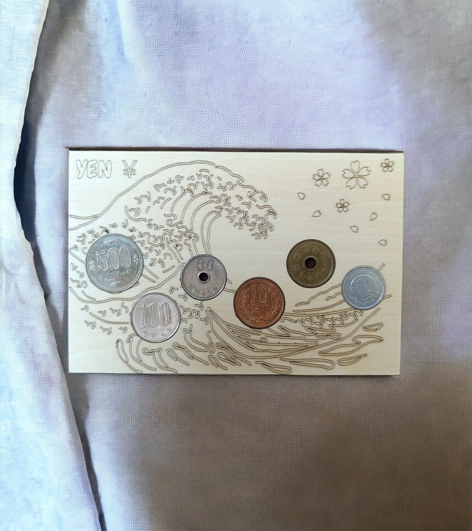 Tableau pour pièces japonaises - Yen