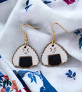 Boucles d'oreilles japonaises Onigiri #Fun