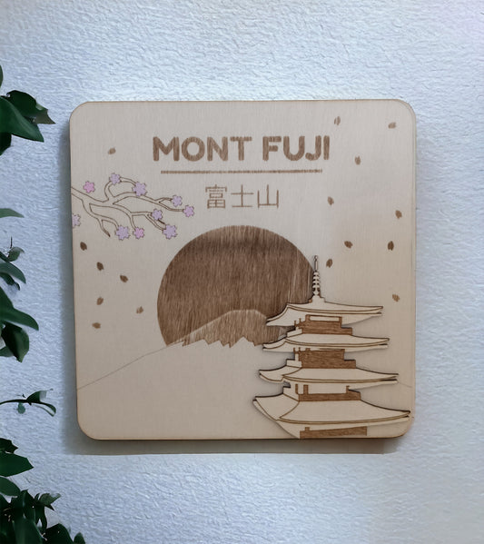 Tableau Japonais avec le Mont Fuji