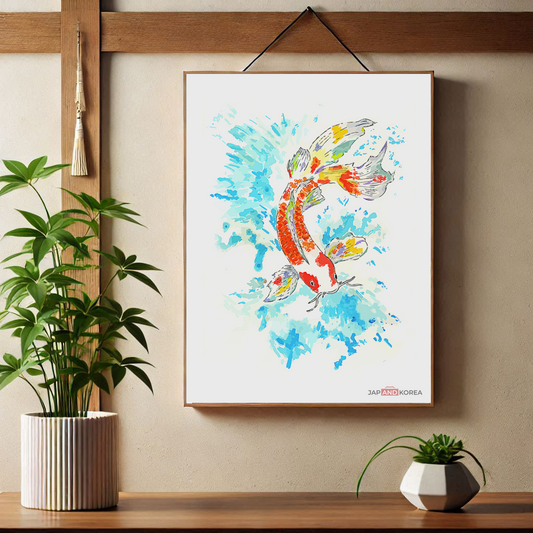 Affiche d'un koï