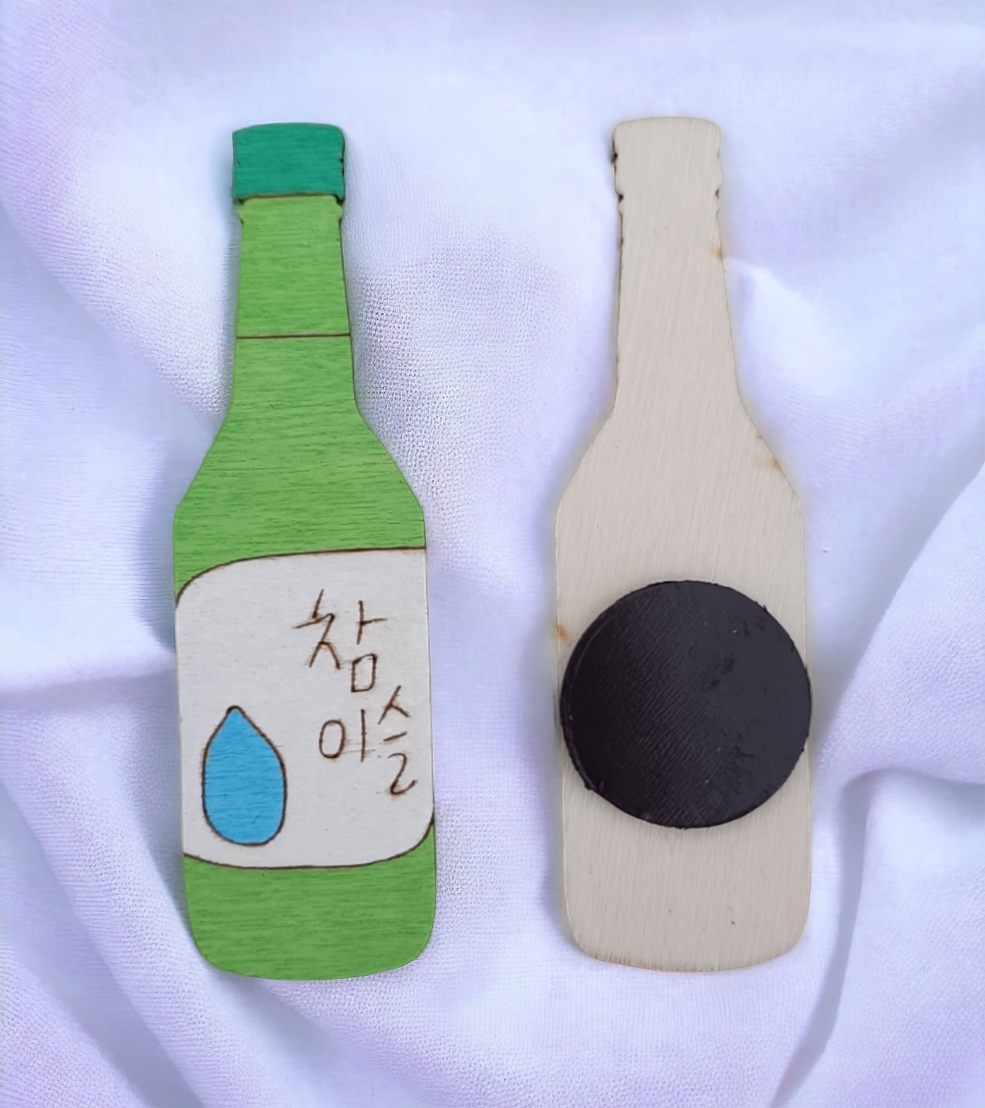 Magnet bouteille soju