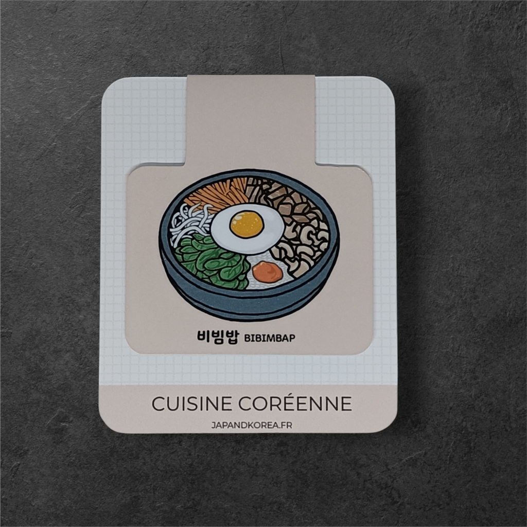 Marque-page magnétique Bibimbap