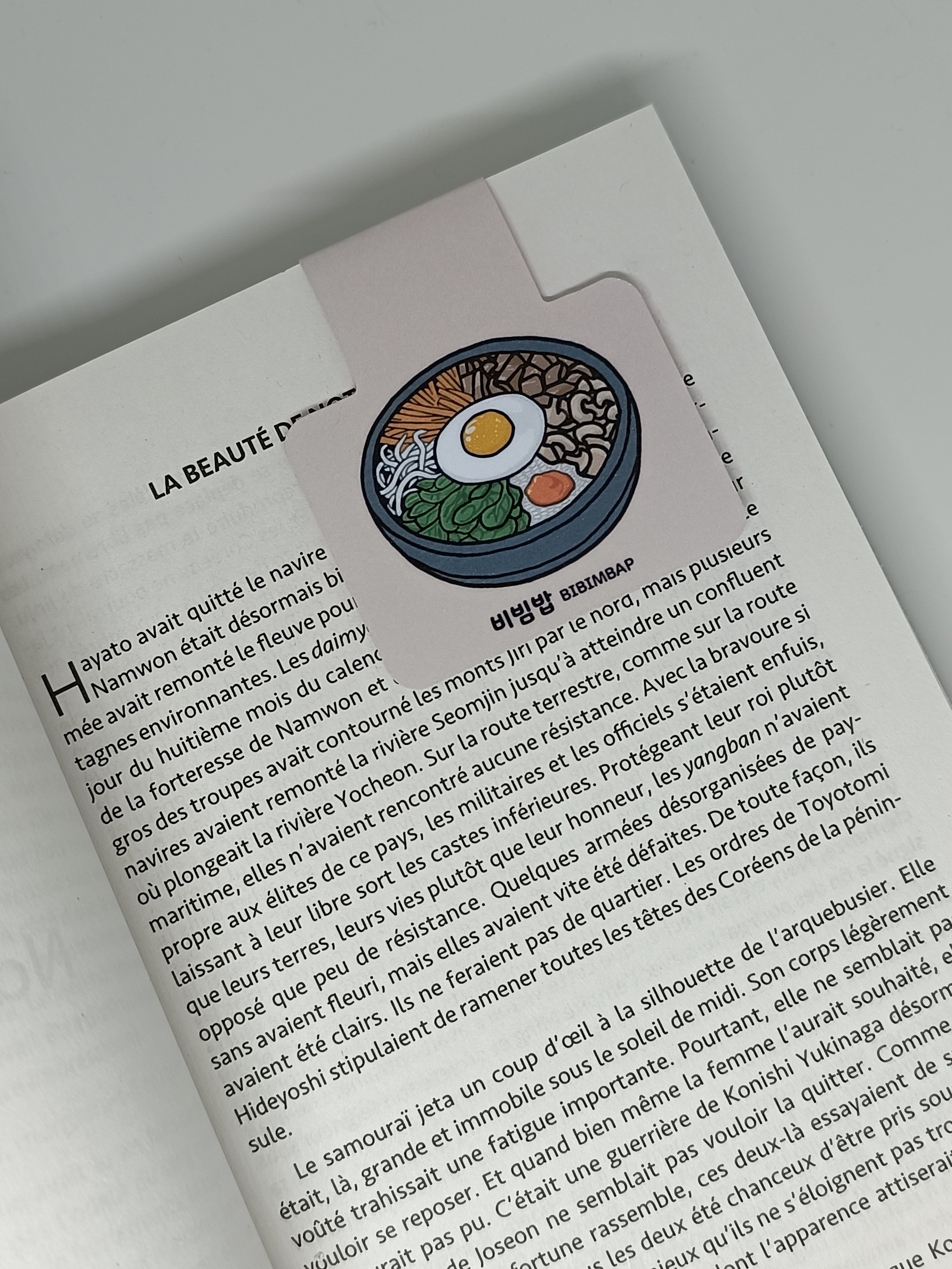 Marque-page magnétique Bibimbap