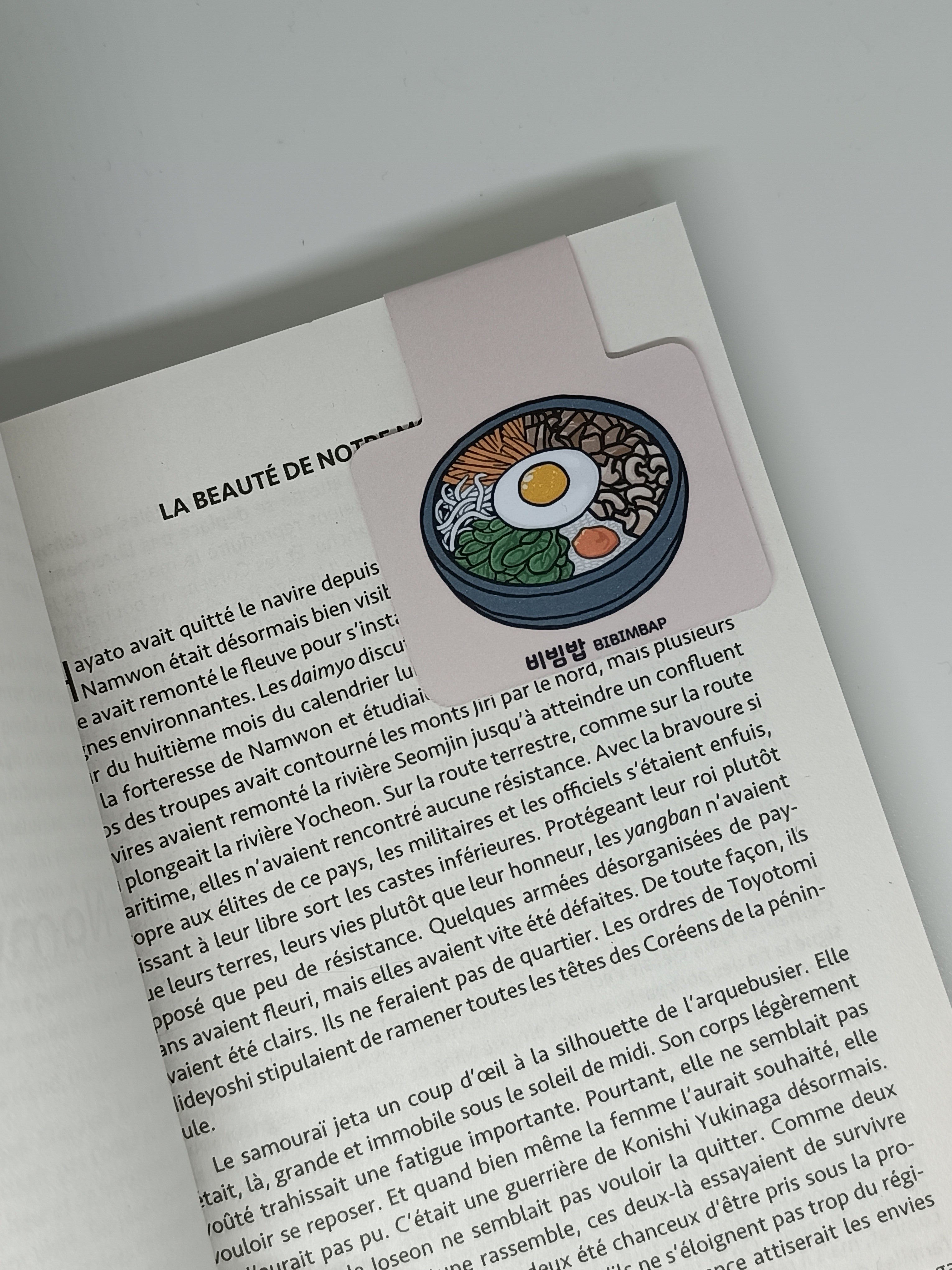 Marque-page magnétique Bibimbap