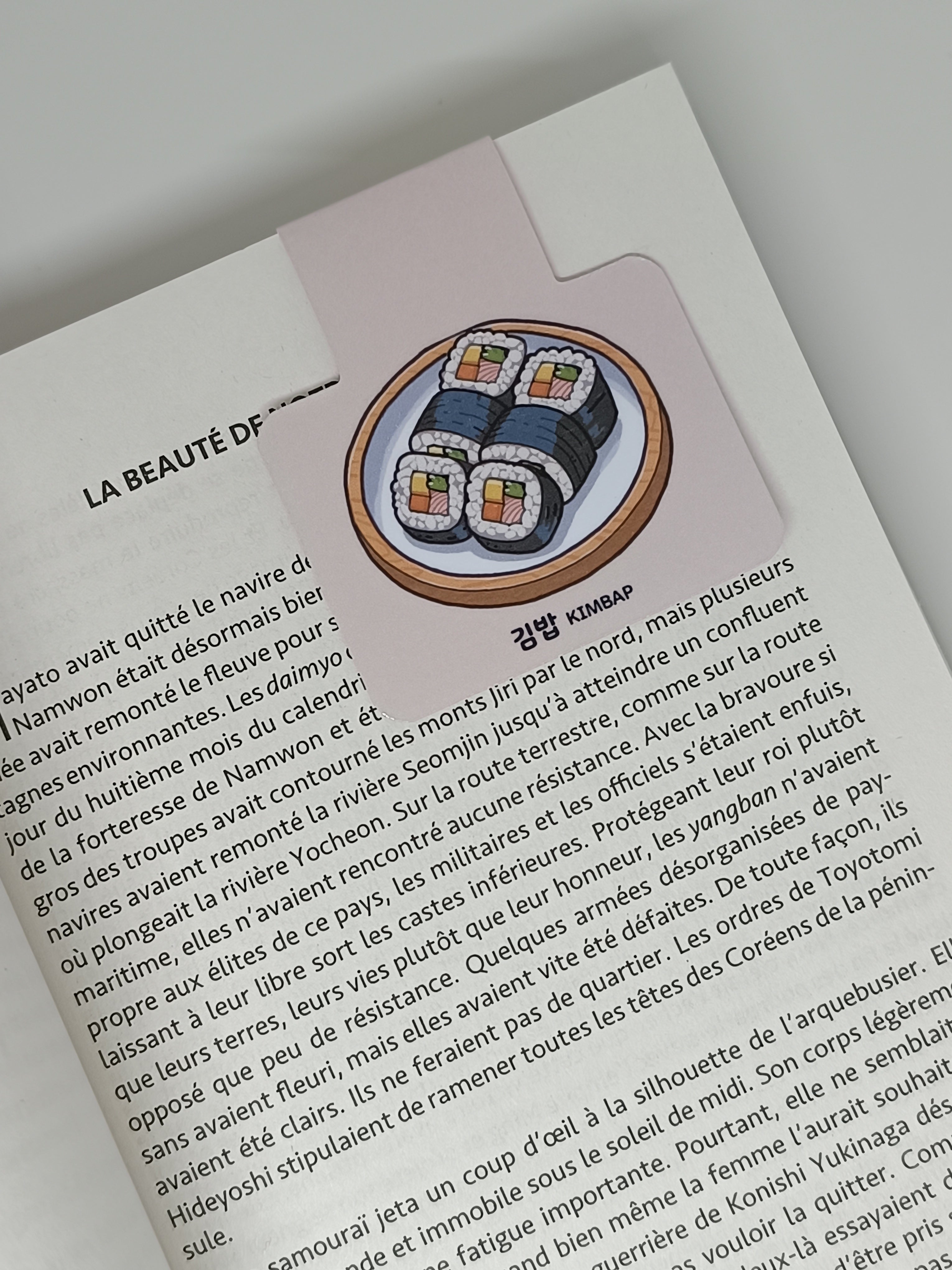 Marque-page magnétique Kimbap