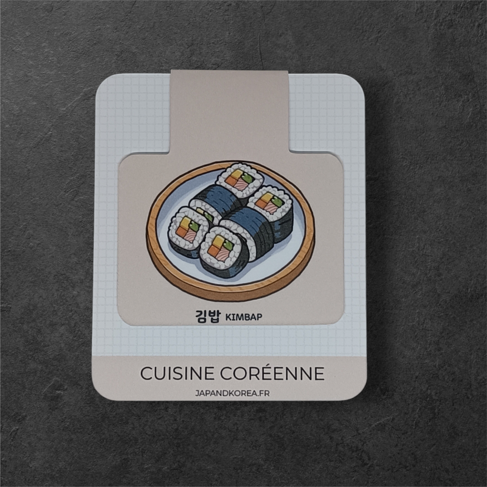 Marque-page magnétique Kimbap