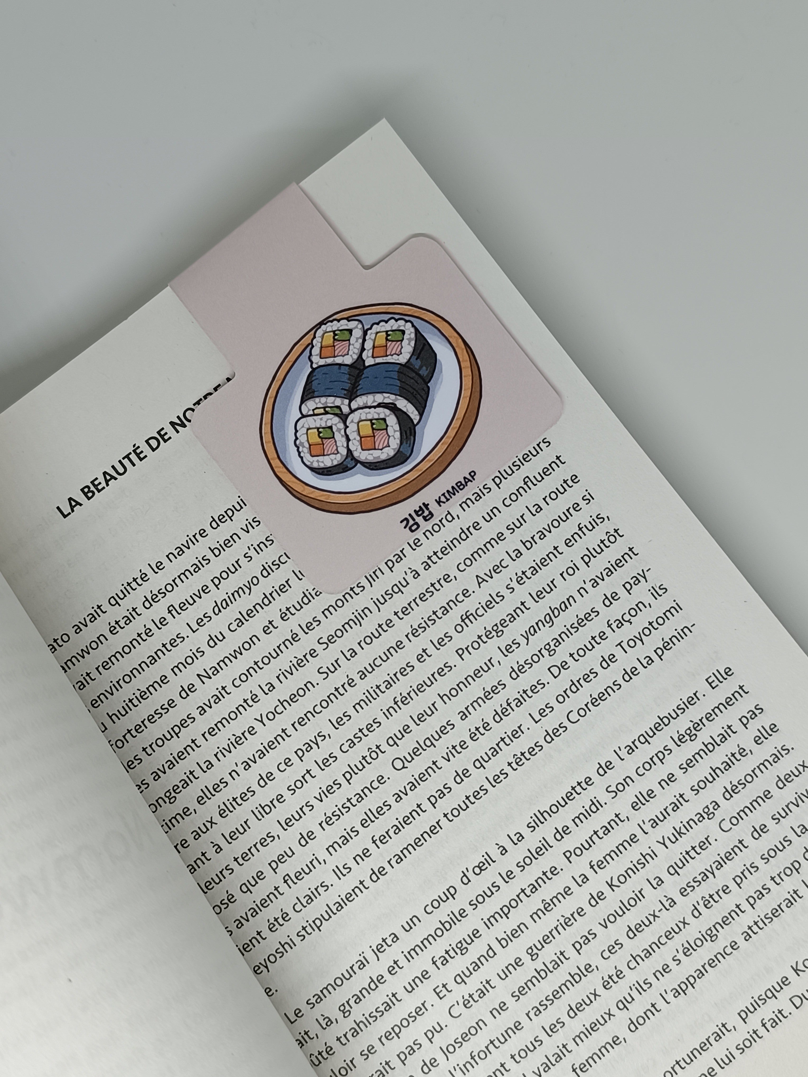 Marque-page magnétique Kimbap