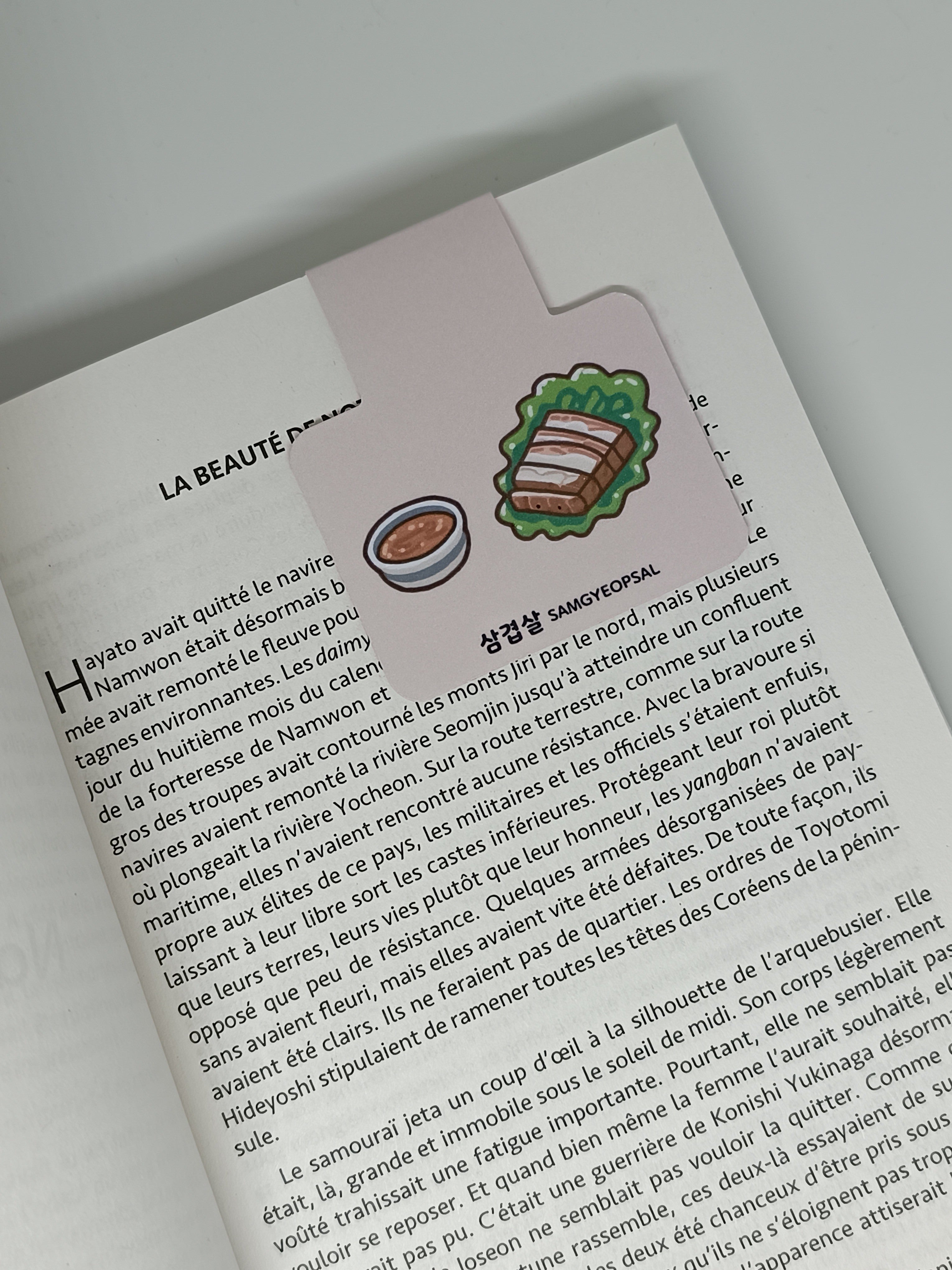 Marque-page magnétique Samgyeopsal