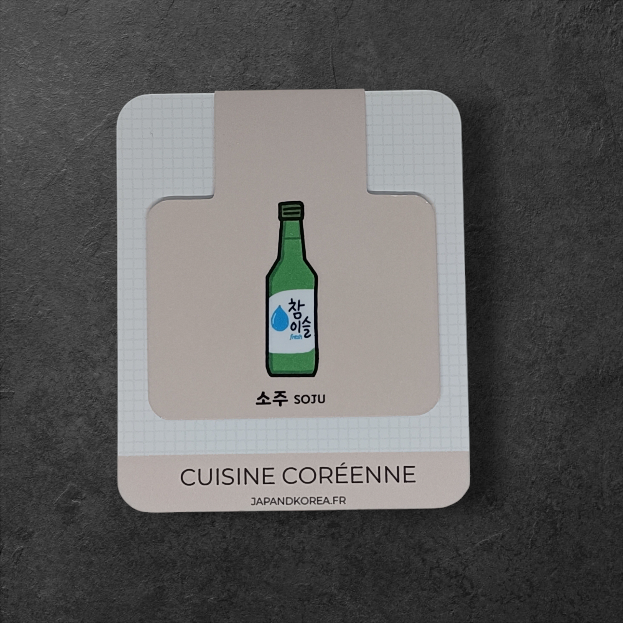 Marque-page magnétique Soju