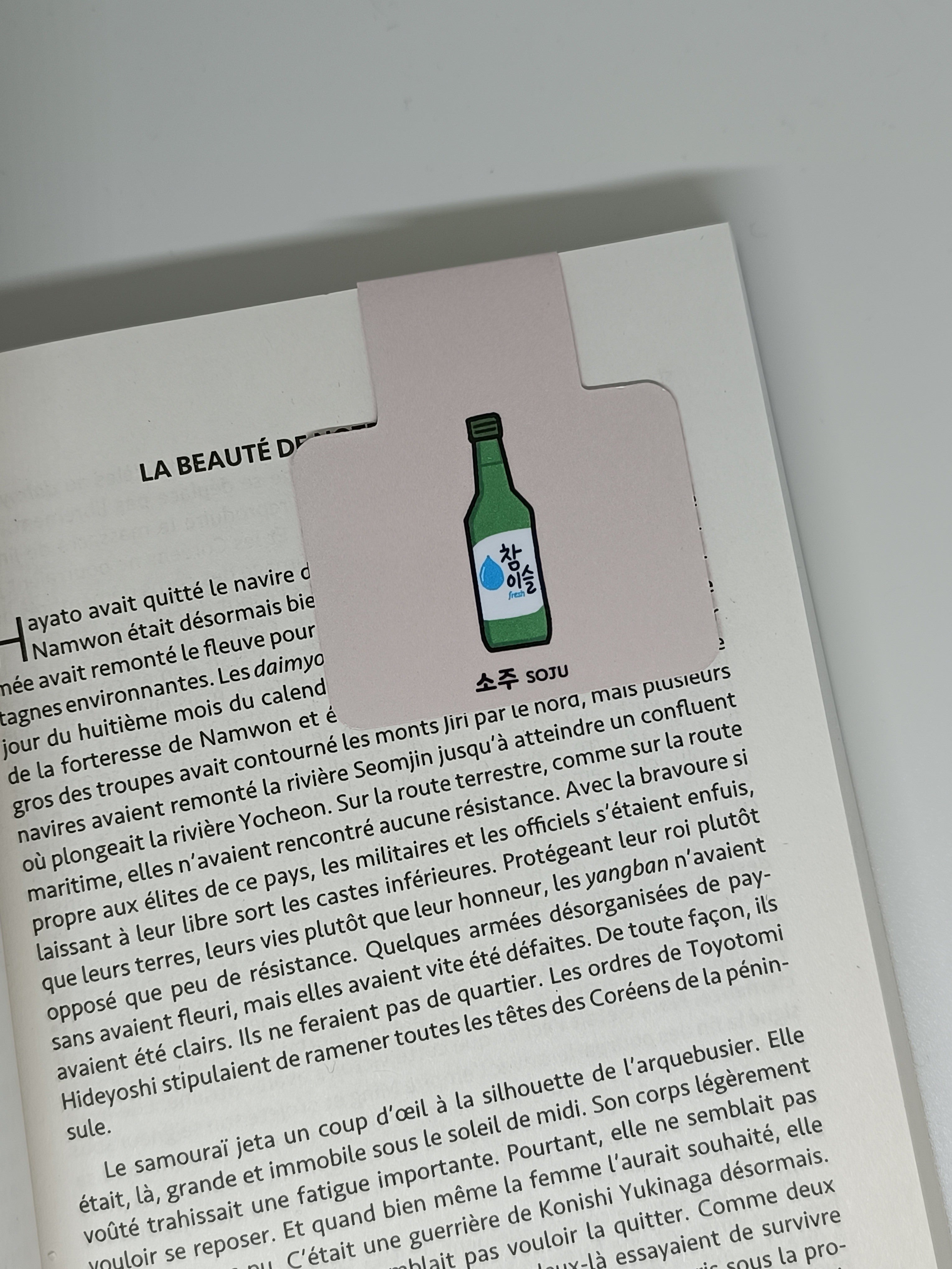 Marque-page magnétique Soju