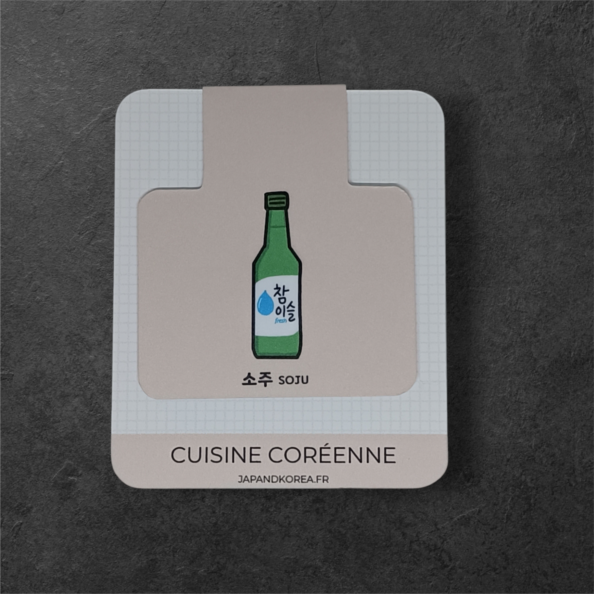 Marque-page magnétique Soju
