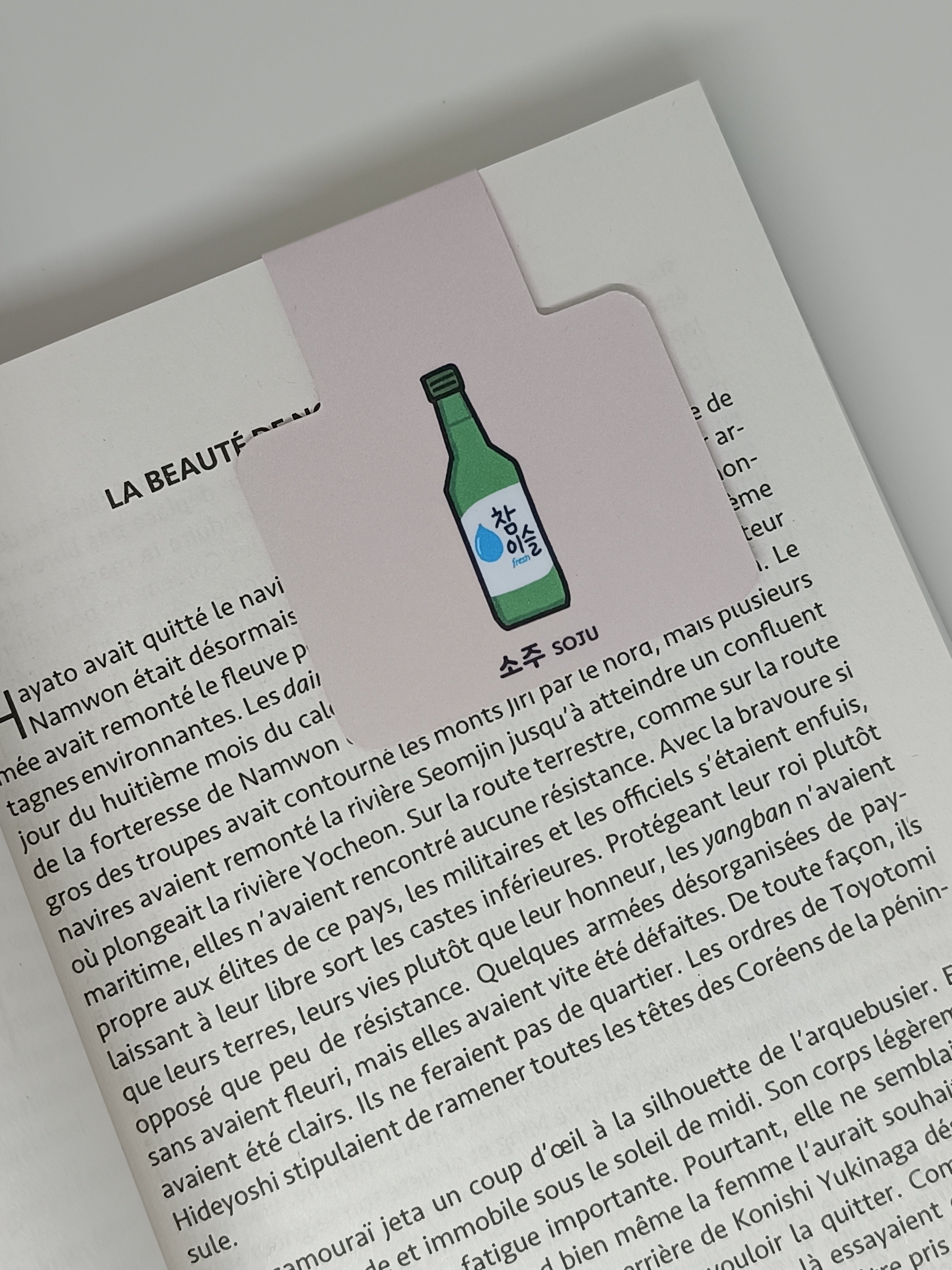 Marque-page magnétique Soju