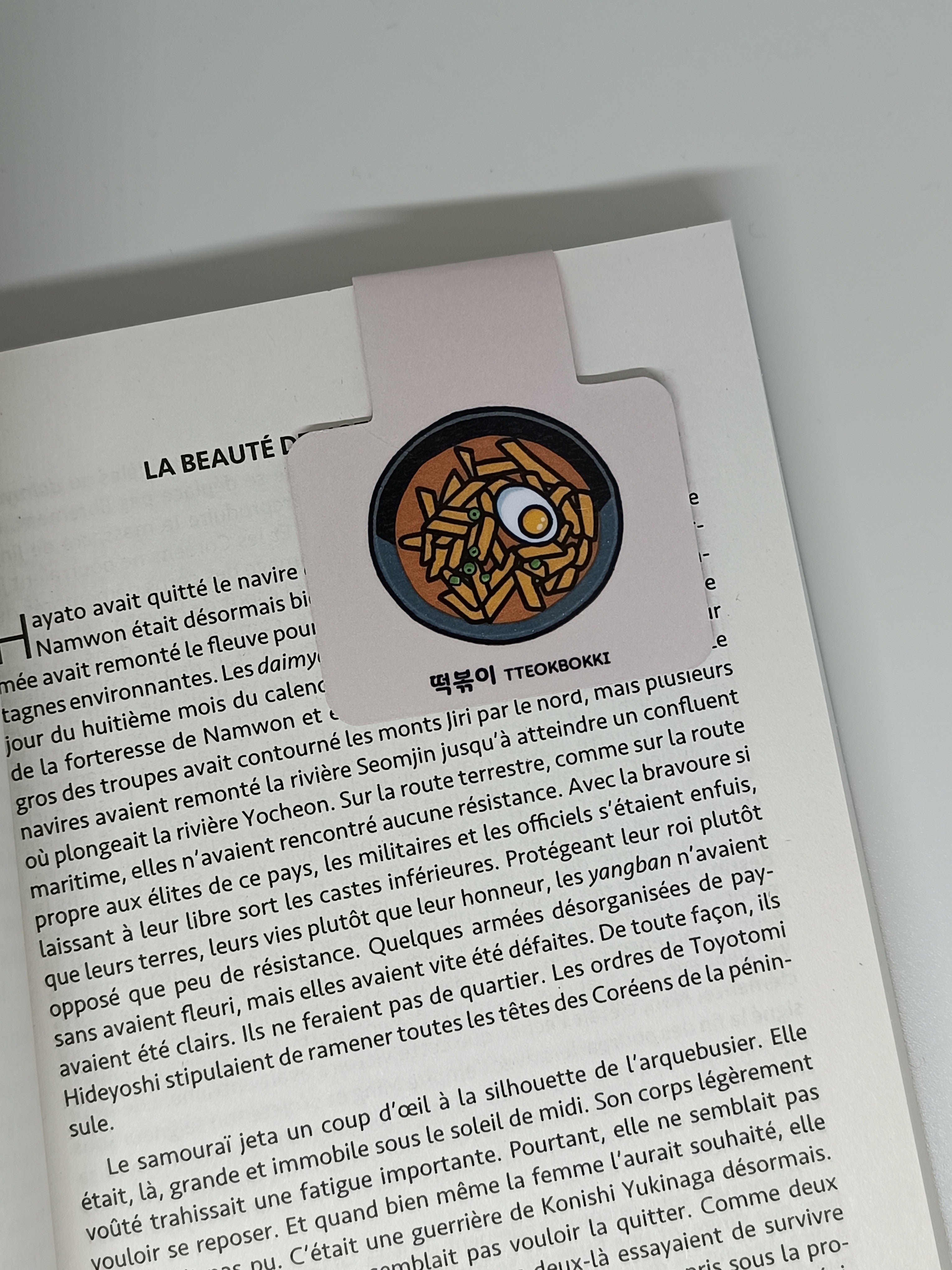 Marque-page magnétique Tteokbokki