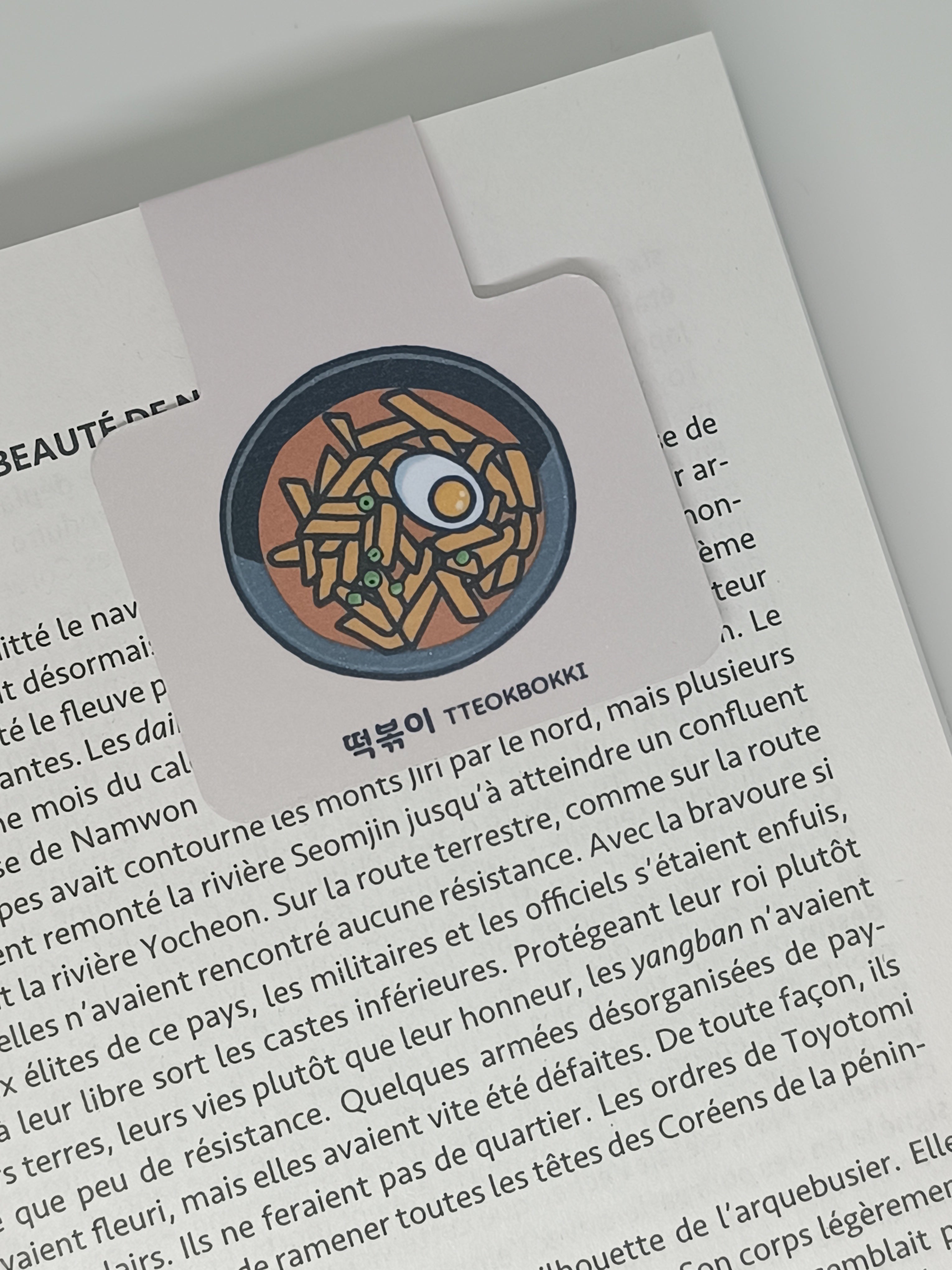 Marque-page magnétique Tteokbokki