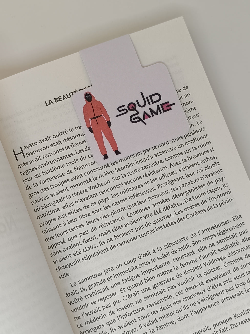 Marque-pages Squid Game Garde carré