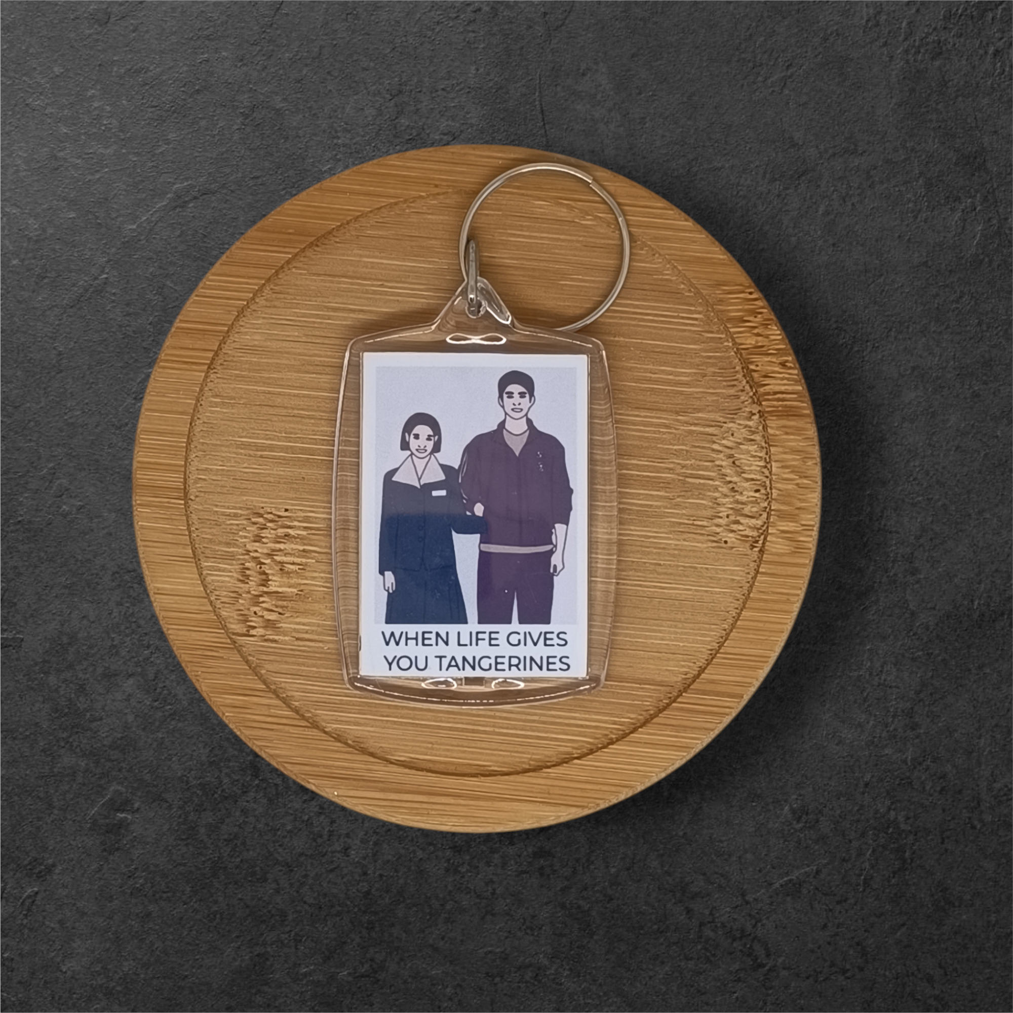 Porte-clés When Life Gives You Tangerines