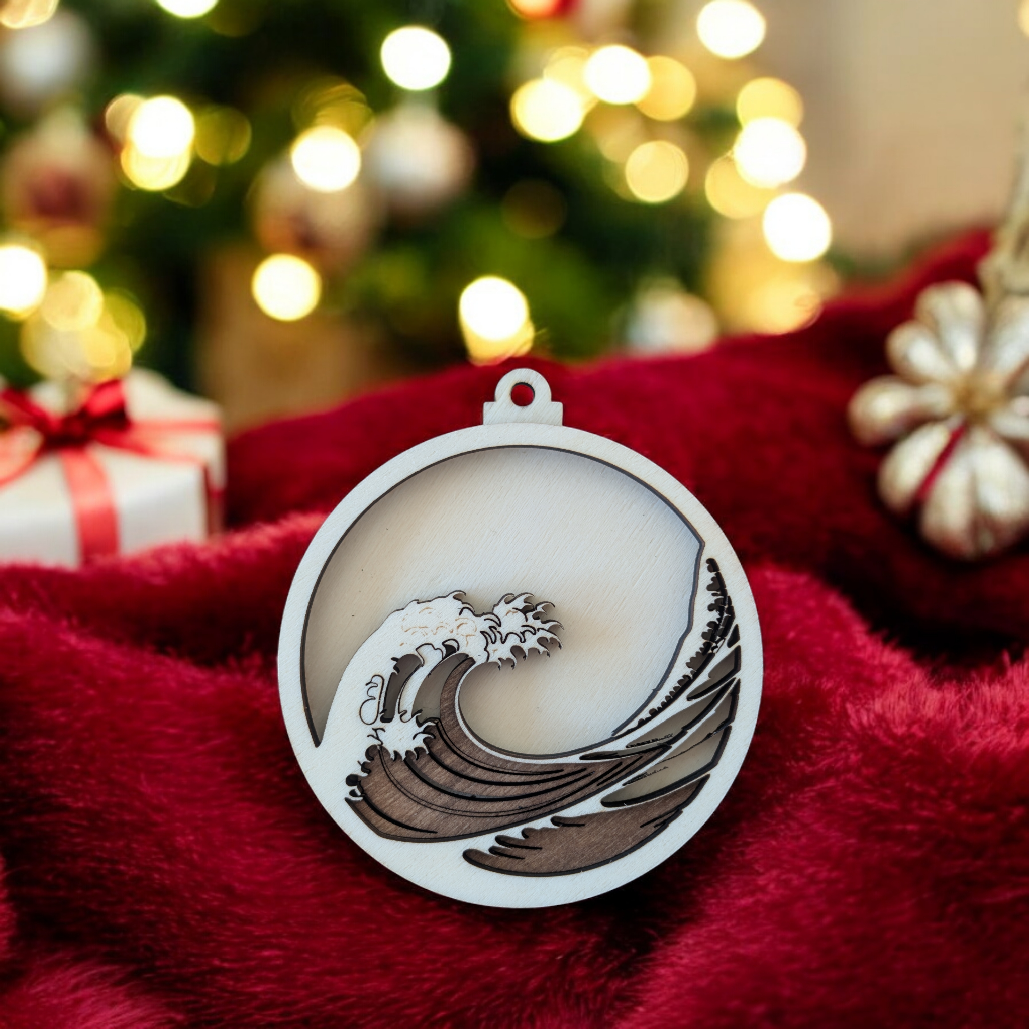 Boule de noël La Grande Vague de Kanagawa