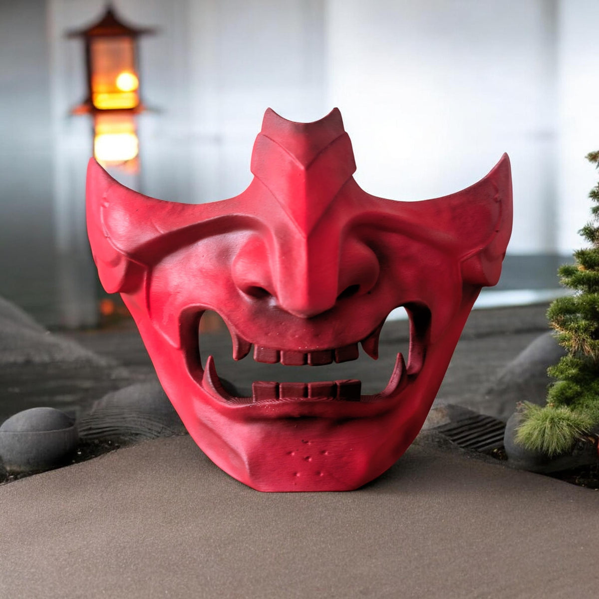 Masque rouge japonais