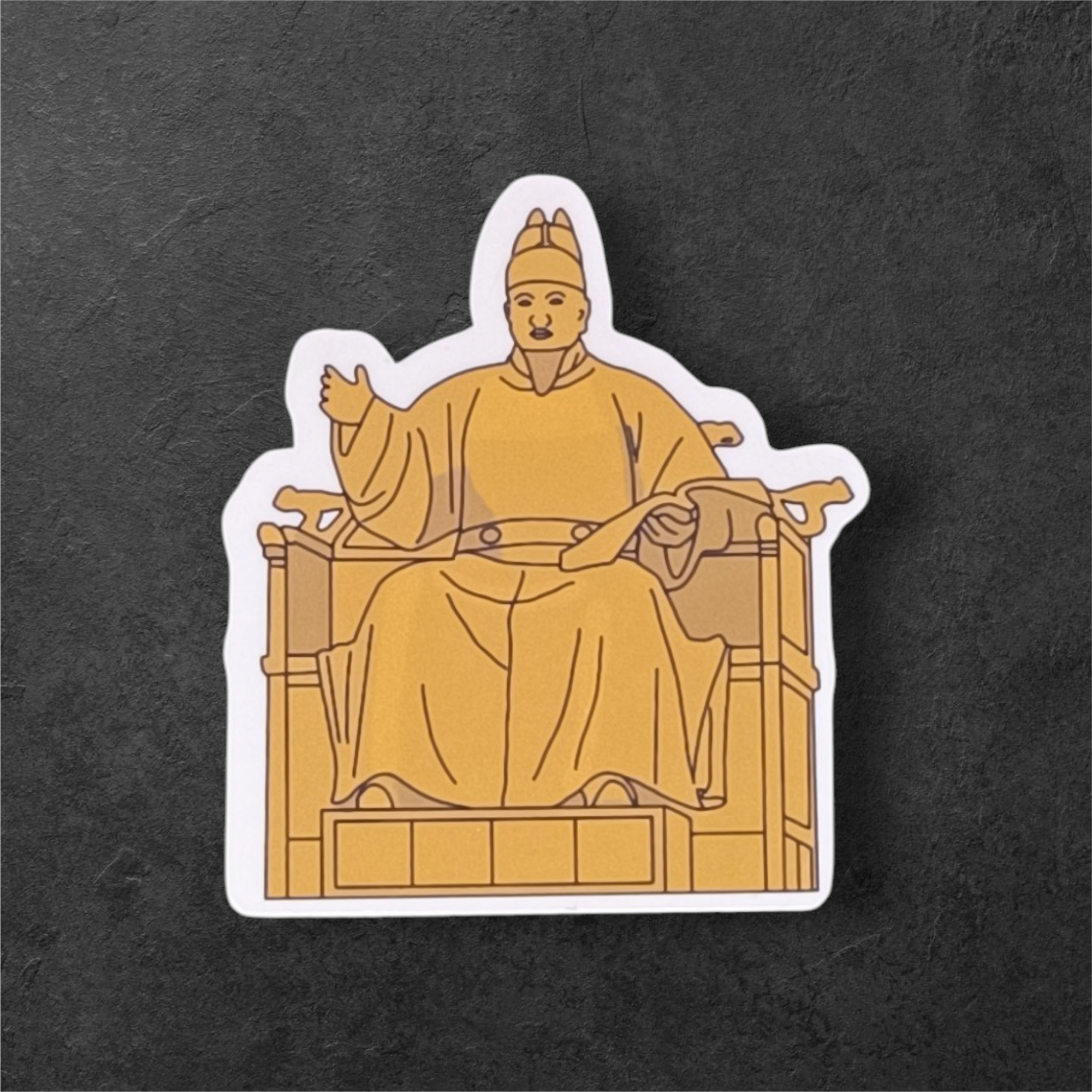 Sticker Statue du roi Sejong