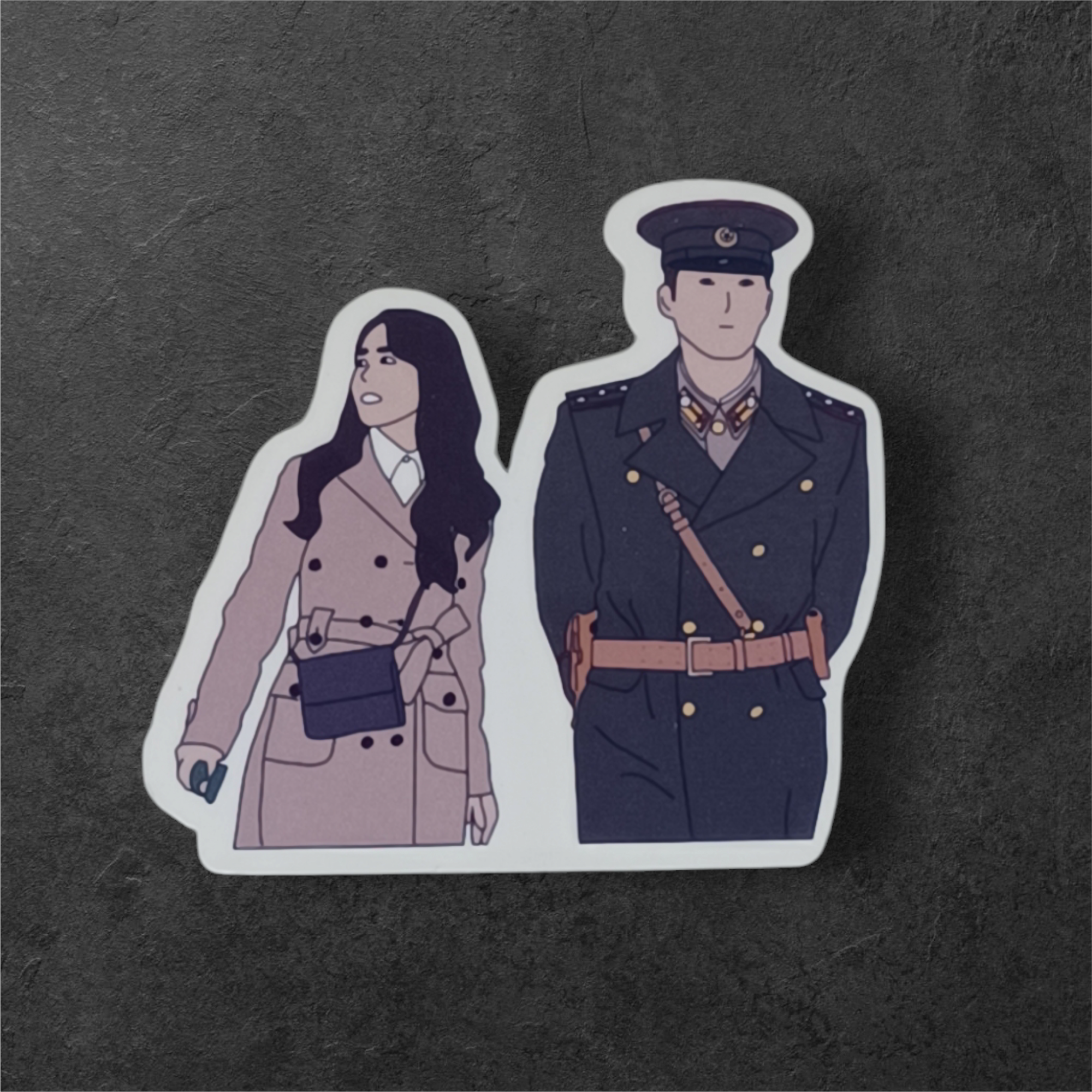 Sticker Crash Landing on You