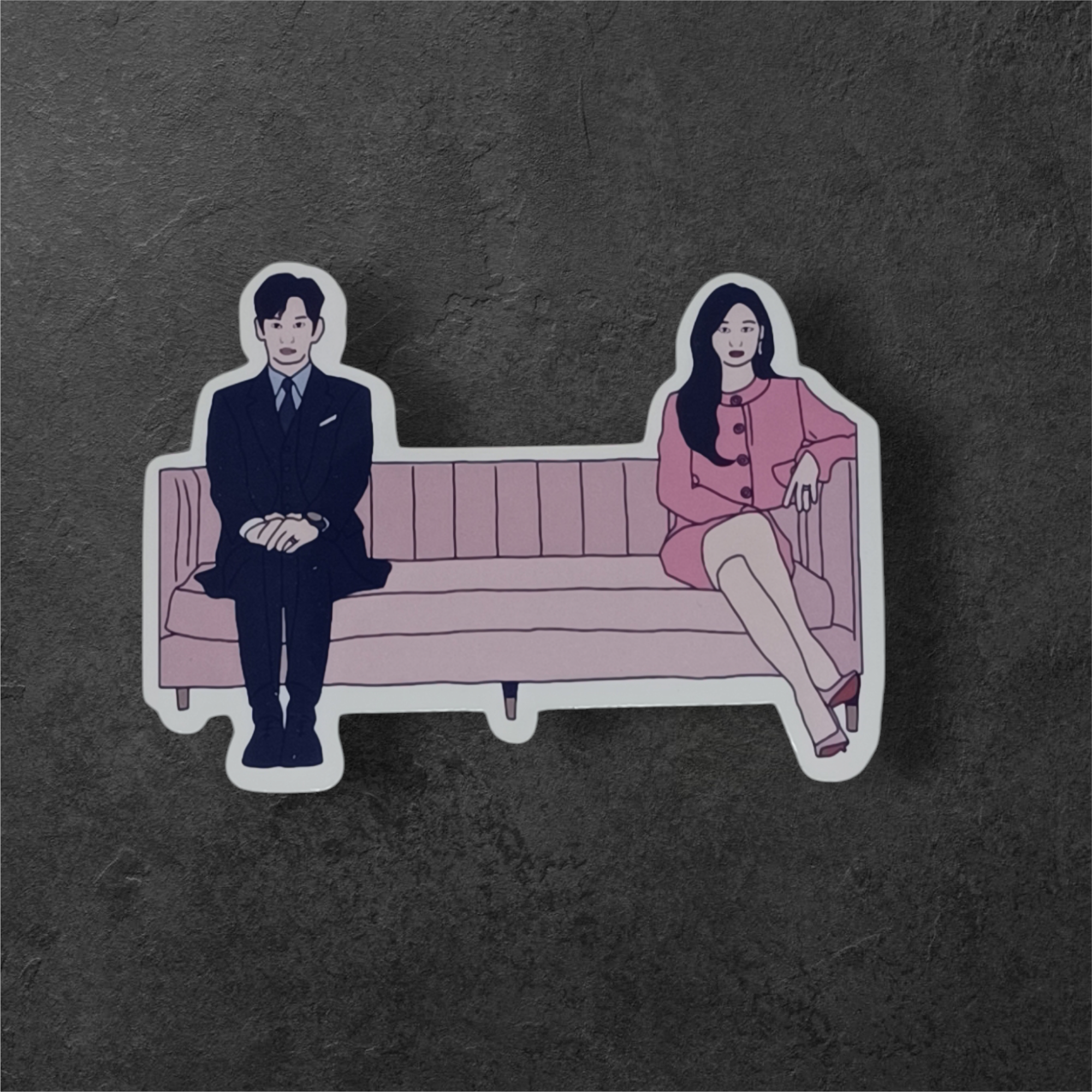 Sticker Queen of tears