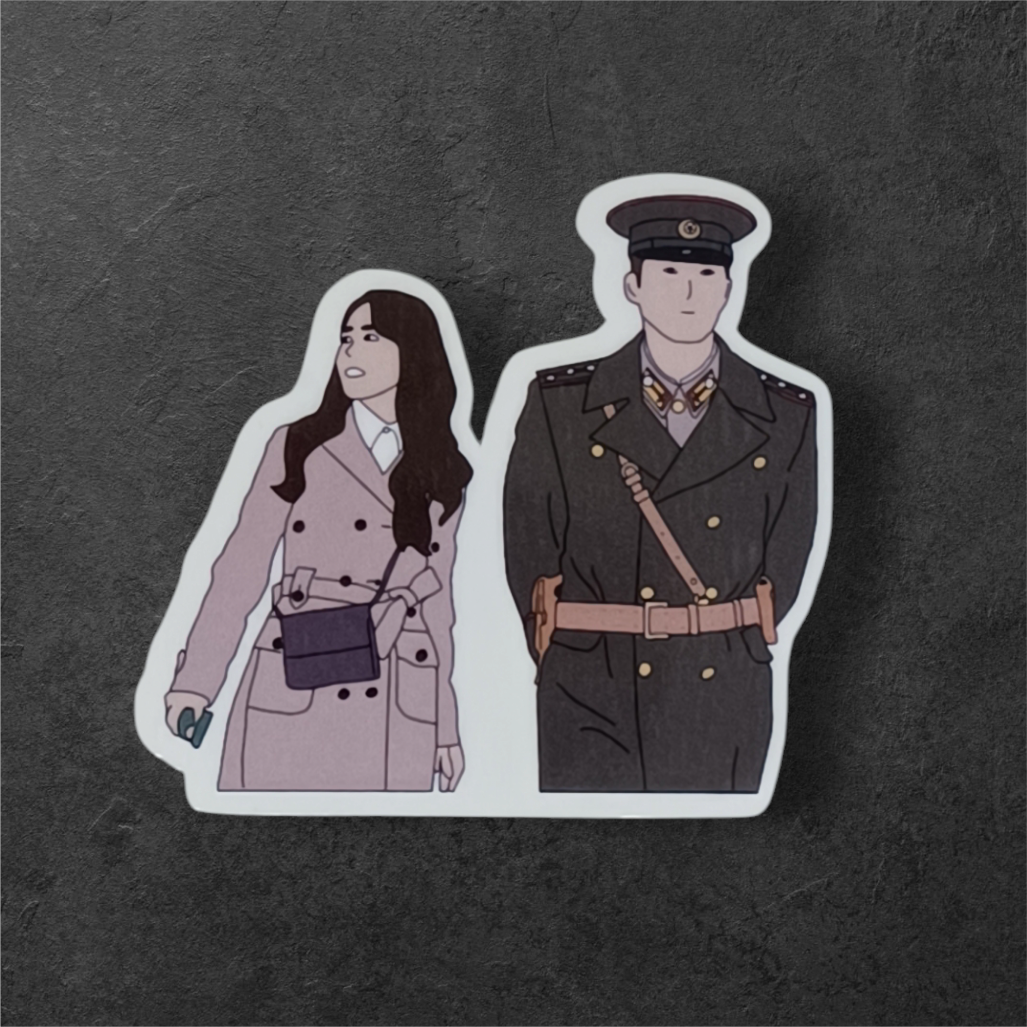 Sticker Crash Landing on You